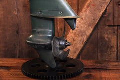 Steampunk Industrial / Antique Johnson Boat Motor / Nautical / Marine / Cabin / Lamp #3575