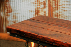 Steampunk Industrial Table/ Console / Side/ Hallway / Boiler Door /  #1231 - SOLD