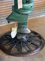 Steampunk Industrial / Antique Johnson Boat Motor / Nautical / Marine / Cabin / Pub Table / #3996