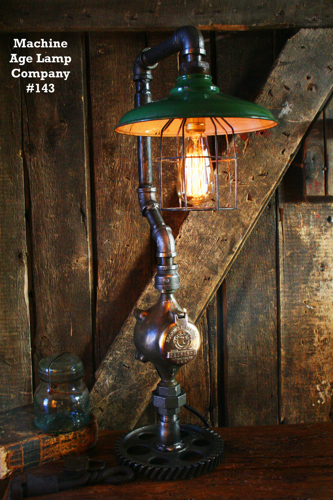 Antique Steampunk Industrial Lamp #144 - SOLD