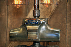 Steampunk Industrial  / Antique Ford Truck Emblem / 1950's  / Automotive  / Lamp #2185