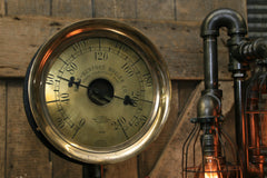 Steampunk Industrial / Fire Hydrant / Floor Lamp / Steam Gauge / Lamp #2054