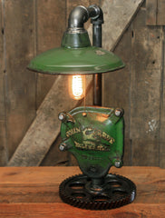 Steampunk Industrial / John Deere Gear Case Cover / Gear / Lamp #2211