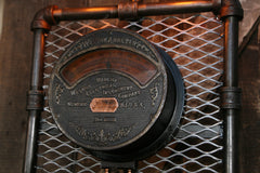 Steampunk Industrial Lamp, Weston Meter Steam Gauge  #389 sold