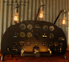 WWII Link Trainer Aviation Instrument Control Panel Lamp CC #29 - SOLD