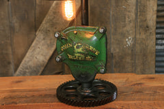 Steampunk Industrial / John Deere Gear Case Cover / Gear / Lamp #2211