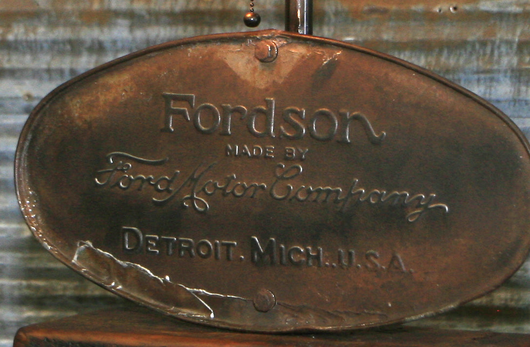 Steampunk Industrial Lamp / Farm / Tractor / Antique Fordson Tank / #4021