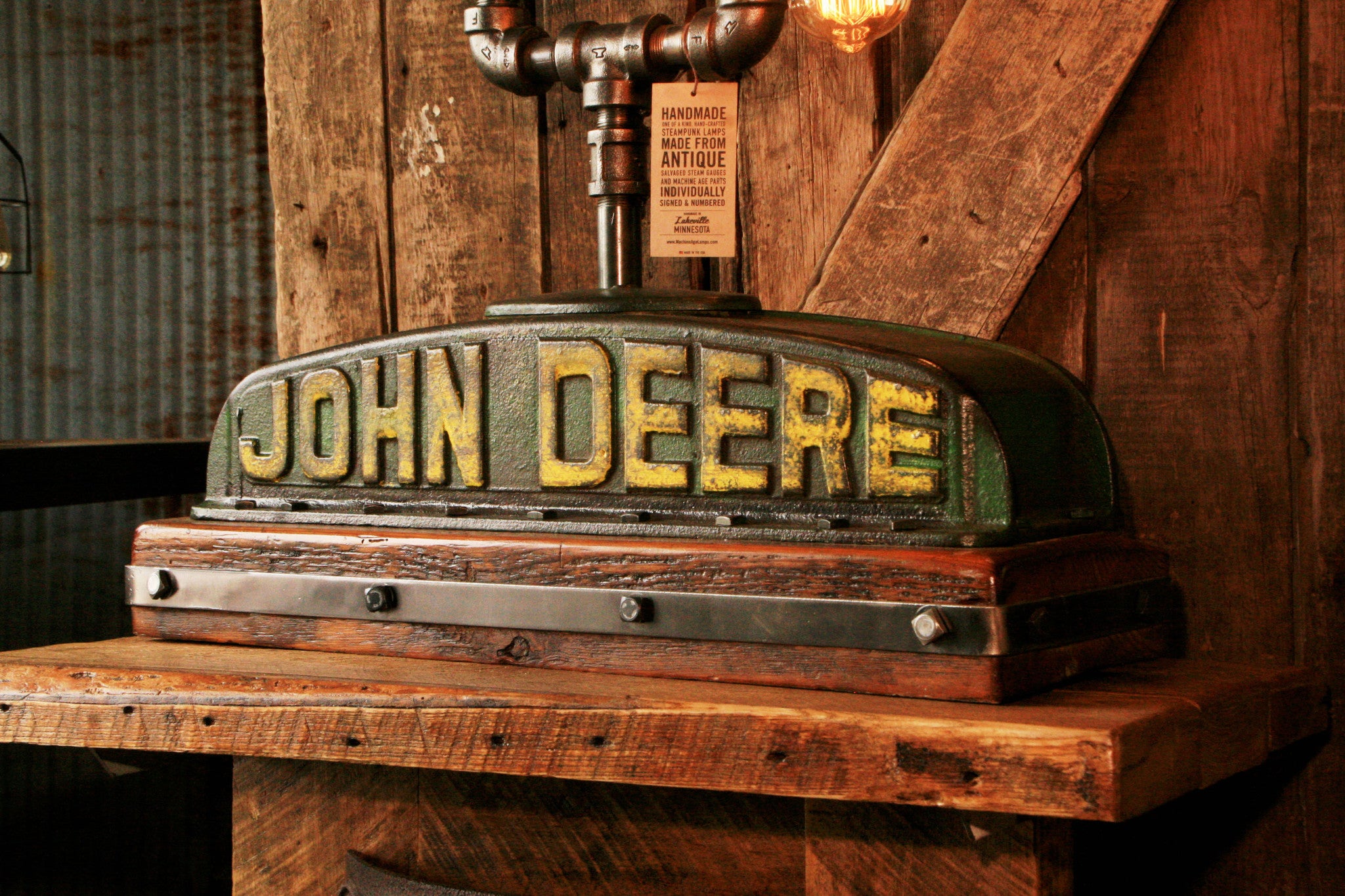 Steampunk Industrial, John Deere Model D Radiator Top, Steam Gauge #772
