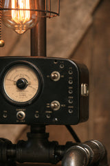 Steampunk Industrial / Antique Electrical Meter / Gear / Lamp / #1263 - SOLD