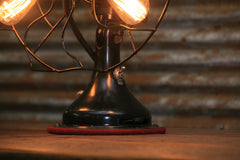 Steampunk Industrial Fan Lamp / Antique Westinghouse Fan / Lamp #1813