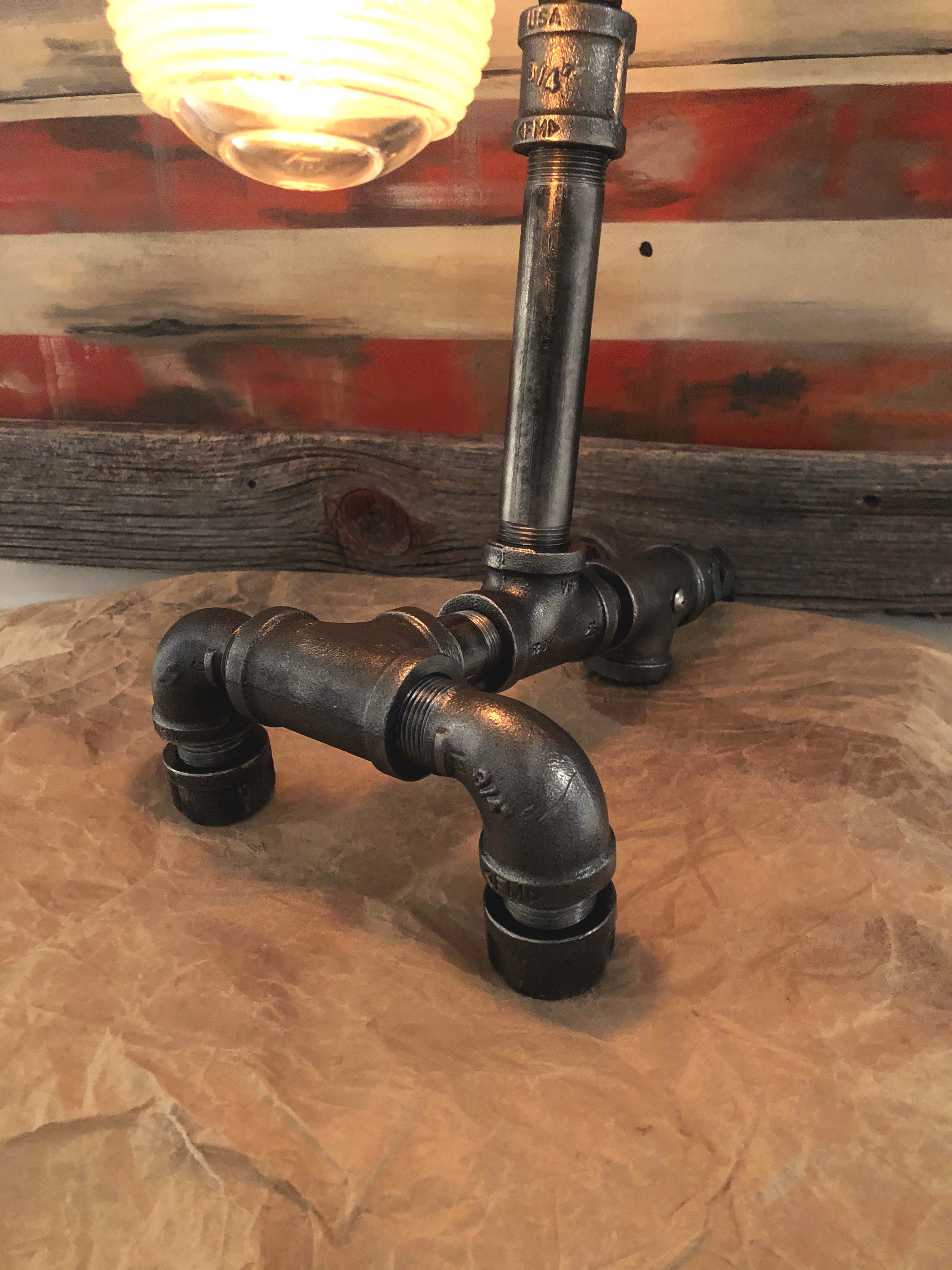 Steampunk Industrial / Antique Runway Light  / “tail dragger” /  Airplane / Aviation / #dc130