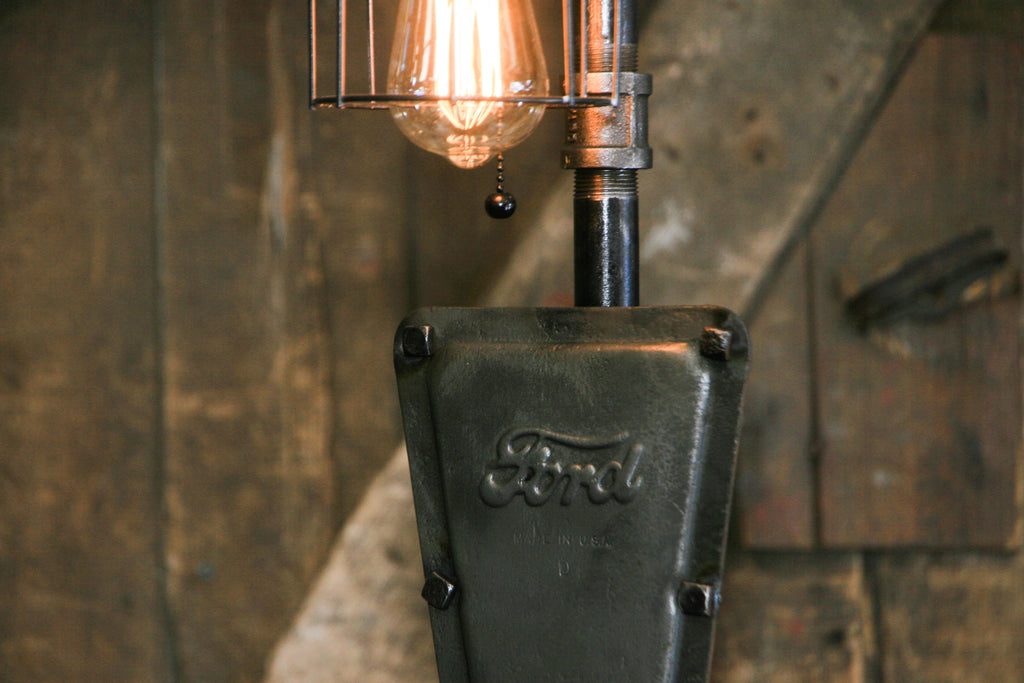 4 Ford Model T's - Table Lamp ,Steampunk lamp, Rustic decor, men