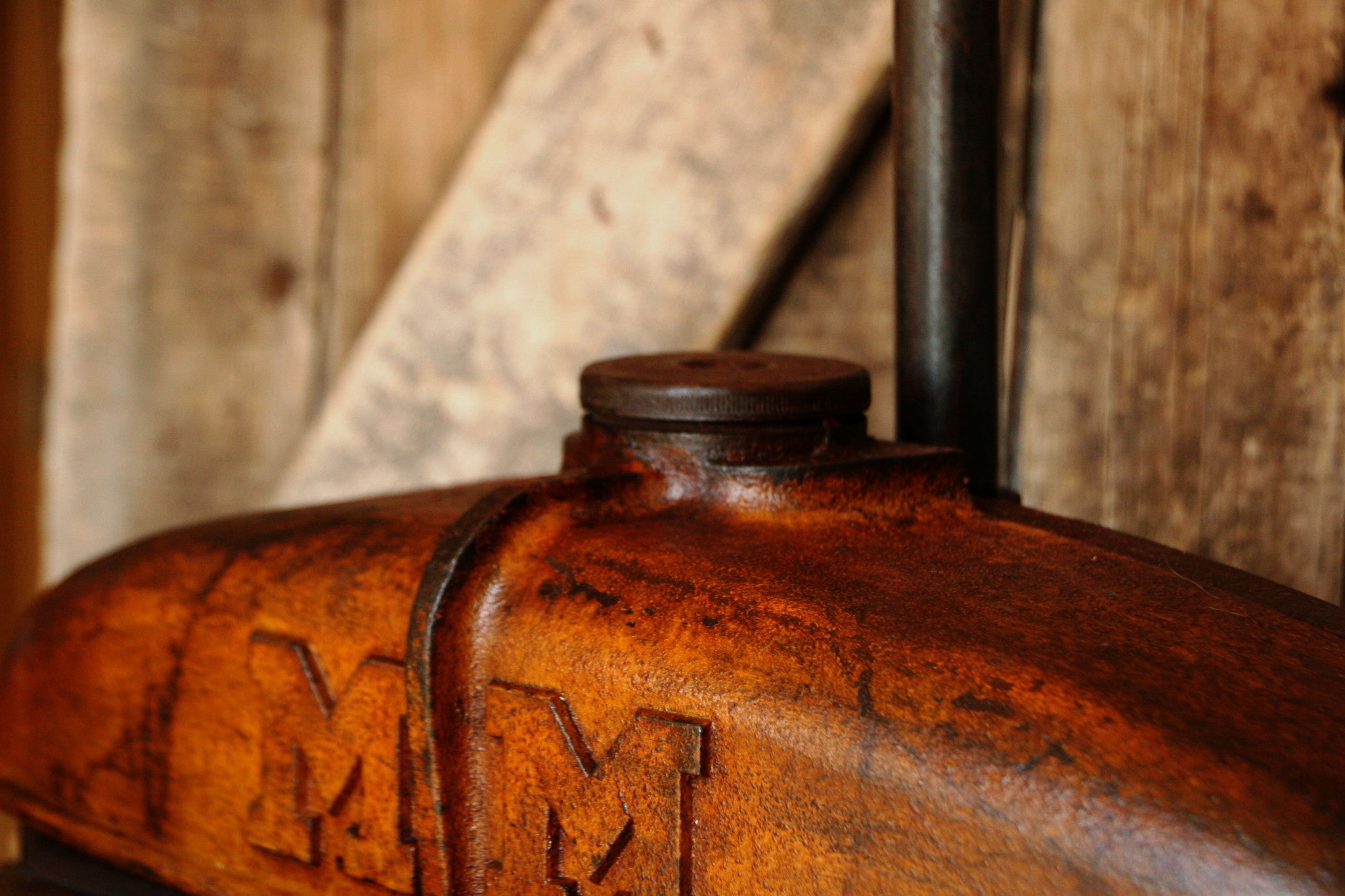 Industrial Lamp, Antique Minneapolis Moline Farm Tractor - #436