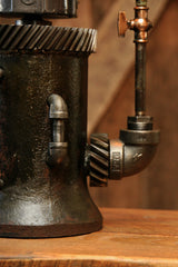 Steampunk Industrial, Lighthouse Steam Gauge Gear lamp #815 sold