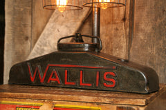 Antique Industrial Wallis Tractor Farm Radiator Lamp #477