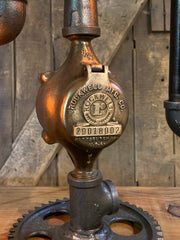 Steampunk Industrial / Buffalo NY / Machine Age Lamp / Antique Steam Gauge / Railroad  / Lamp #3175 sold