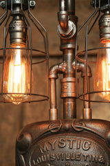 Steampunk Industrial Lamp / Stove / Furnace / Gear / #1297 - sold