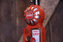 Steampunk Industrial / Antique Fire Door Lock / Fireman / Gear / Lamp #3578