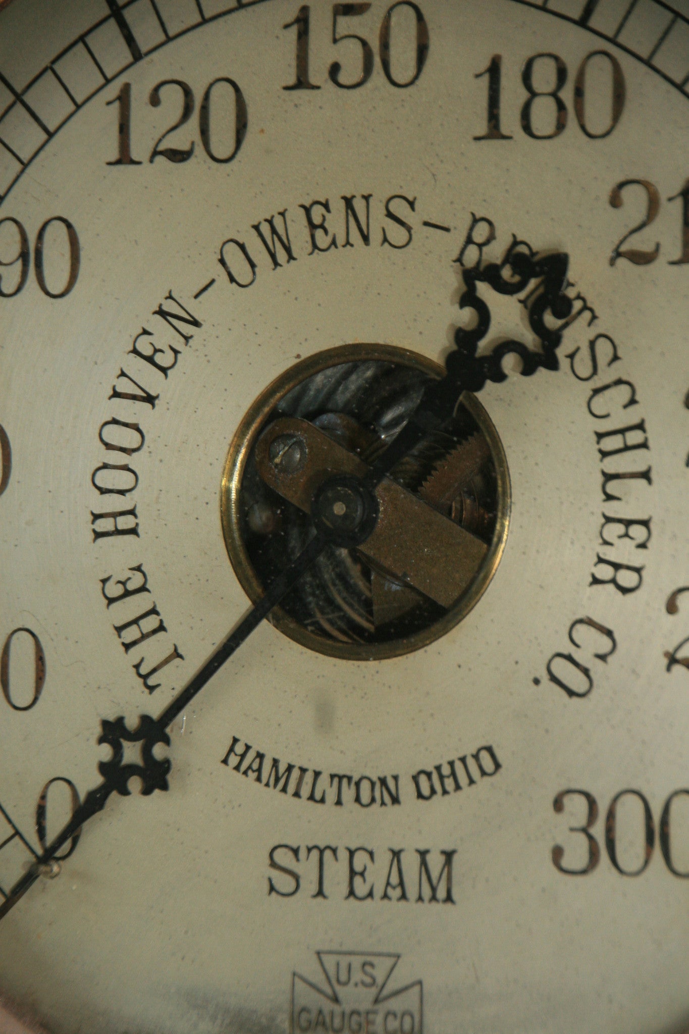 Steampunk Industrial / Steam Gauge Lamp / Ohio / Oiler #1428