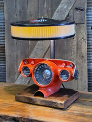 Steampunk Industrial / Antique 1957 Chevy Bel Air Dash / Hot rod / Automotive / Lamp #3039