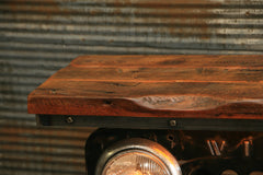 Steampunk Industrial / JEEP Willys / CJ3B / Barn Wood Top / Table #2158 sold