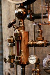Steampunk Industrial / Steam Gauge / New York/ Boiler #1219 sold