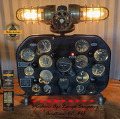 Airplane / Aviation / Actual T-6 Harvard MK II aircraft / Instrument Control Panel Lamp / #cc61 sold