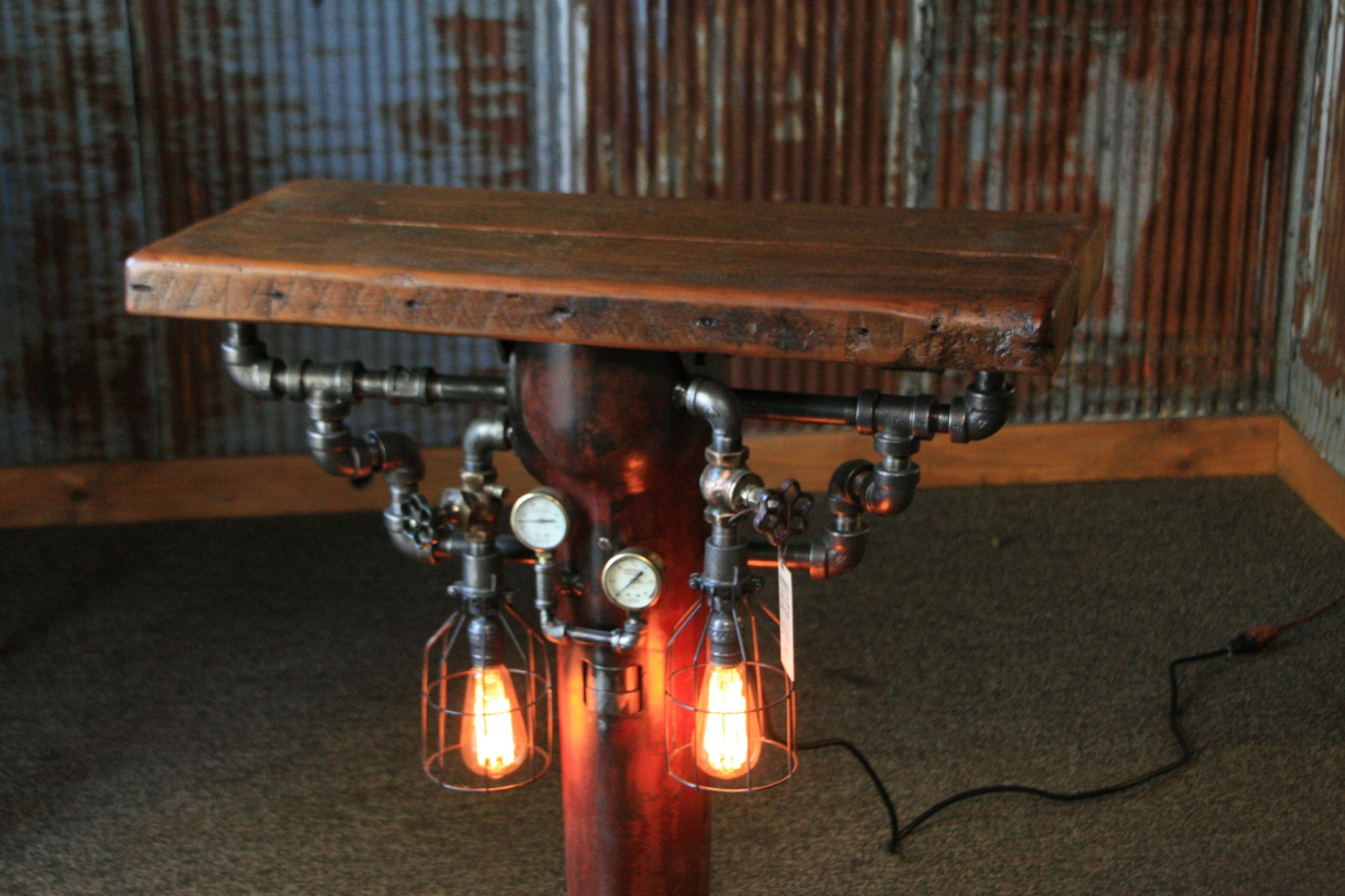 Steampunk Industrial, Table, Stand Vanity, Console #958