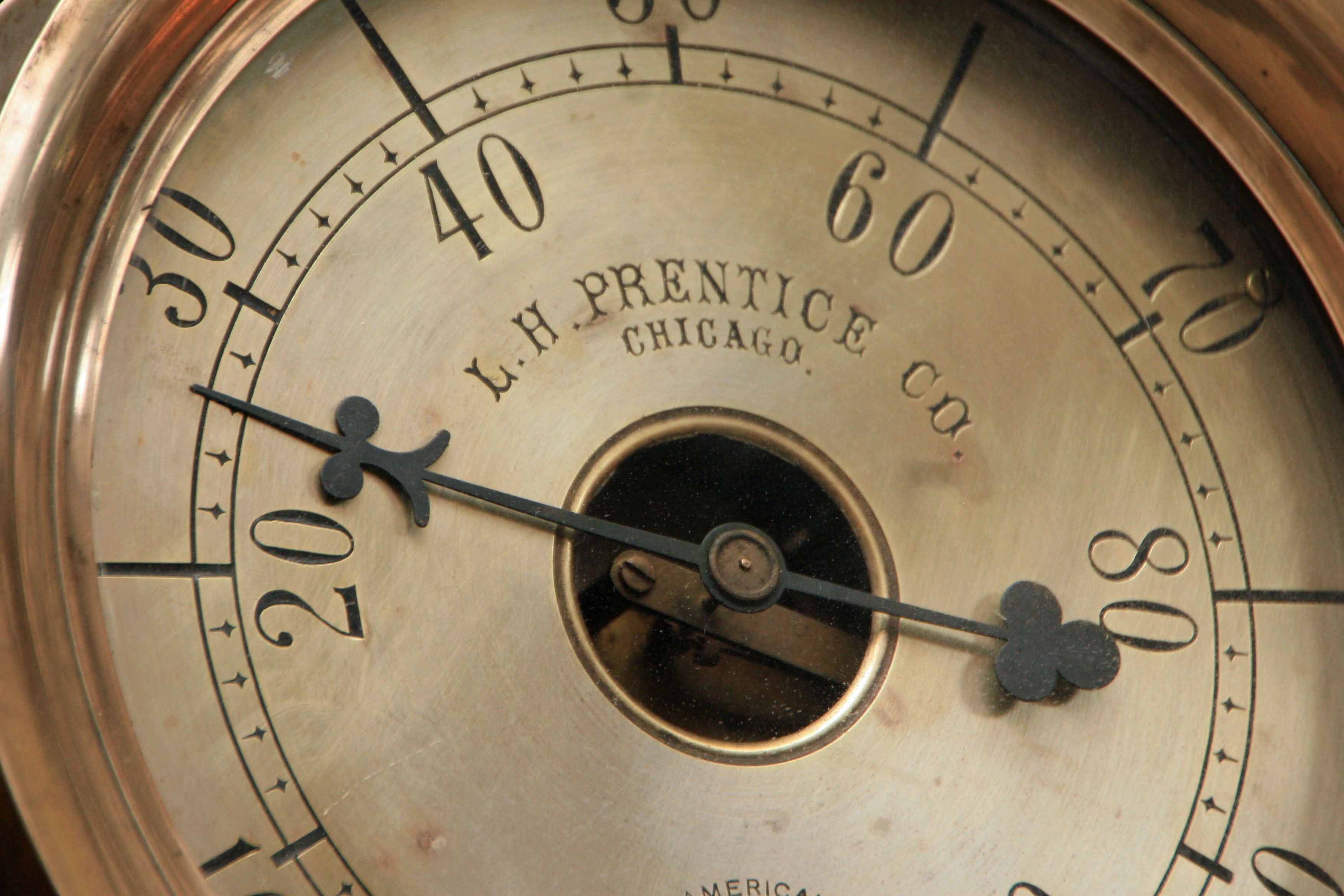 Steampunk Industrial / Chicago / Antique Steam Gauge / Gear / Lamp #1690