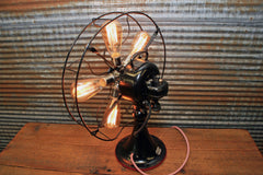Steampunk Industrial / Antique Emerson Fan Lamp / Lamp #1868 - SOLD
