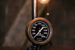 Steampunk Industrial / Antique Steam Gauge / Diesel Locomotive Train / Gear / Lamp #2739
