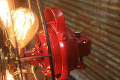 Steampunk Industrial Fan Lamp / Antique General Electric Fan  / Lamp #1814