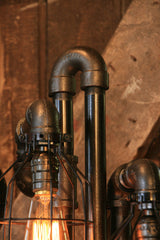 Steampunk Industrial Steam Gauge Lamp,  #650 sold