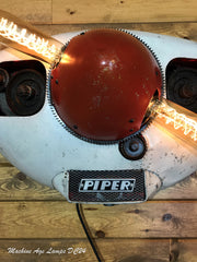 Steampunk / Vintage  Piper Tri-Pacer wall lamp / Sconce / Aviation / Airplane / #dc24 sold