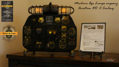 Steampunk / Vintage p-51 Instrument Panel Lamp / Aviation / Airplane / WW2 / #CC51