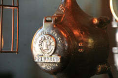Steampunk Industrial, Steam Gauge Lamp Worcester, Mass #973