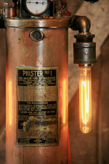 Steampunk Industrial Antique Fire Extinguisher Lamp - #800