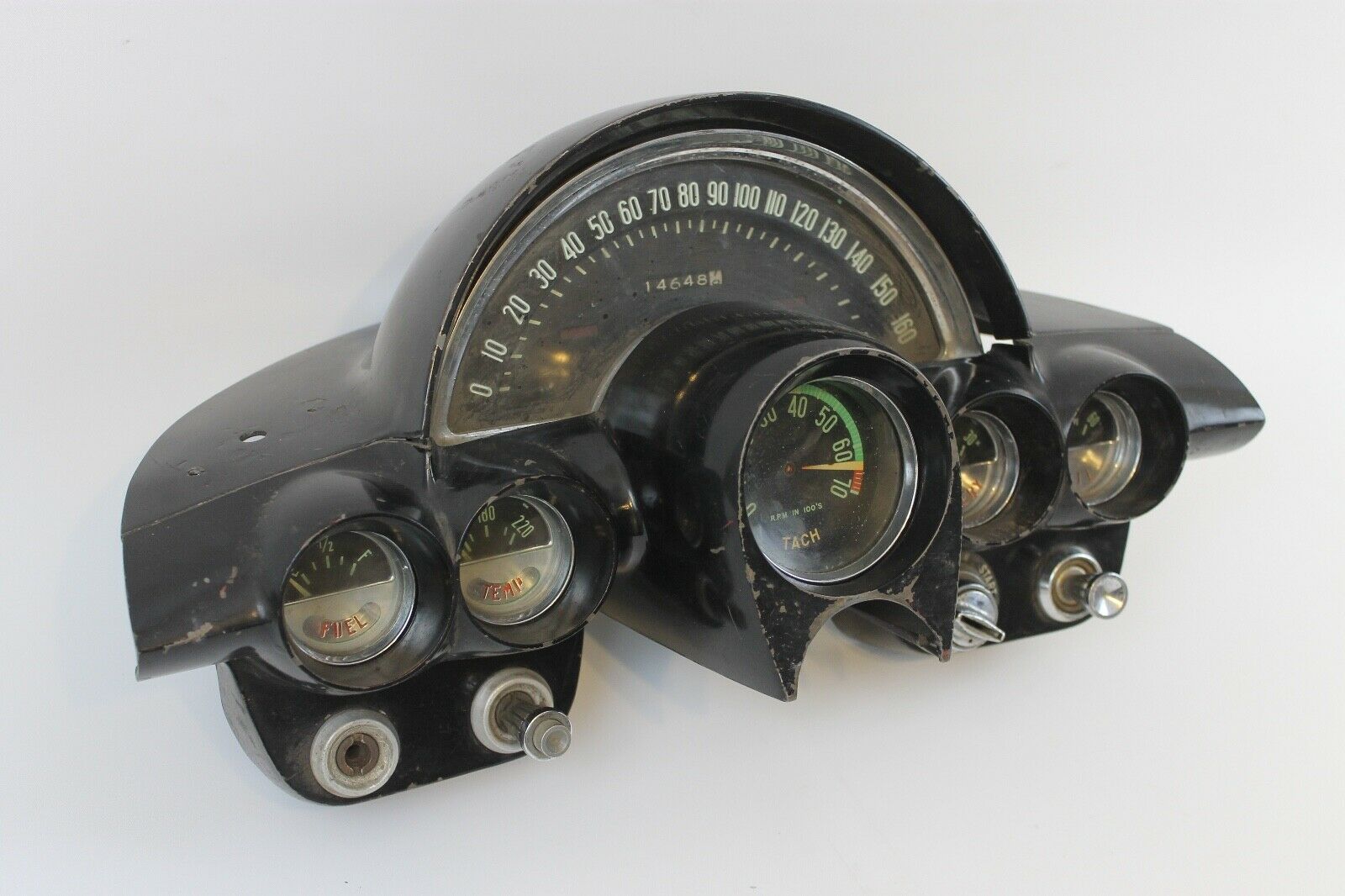 Steampunk Industrial / Corvette / Antique Instrument Panel / Automotive / 1958-1962 / Lamp #2690
