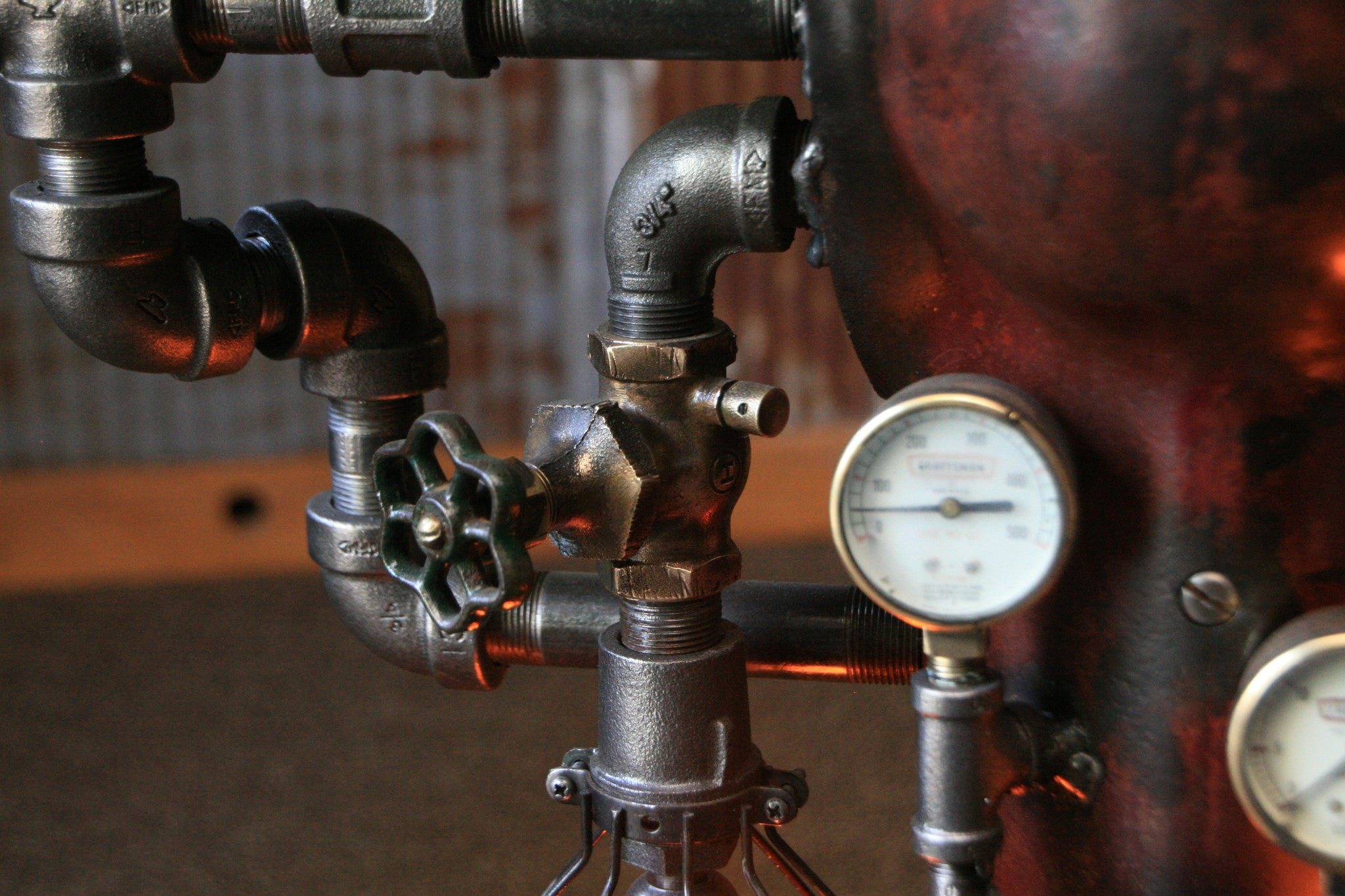 Steampunk Industrial, Table, Stand Vanity, Console #958