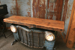 Steampunk Industrial, Antique 1940's Ford Grille Console Table Stand, #851 - SOLD