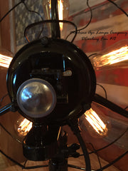 Steampunk Vintage Century Fan Lamp Light , # DC18