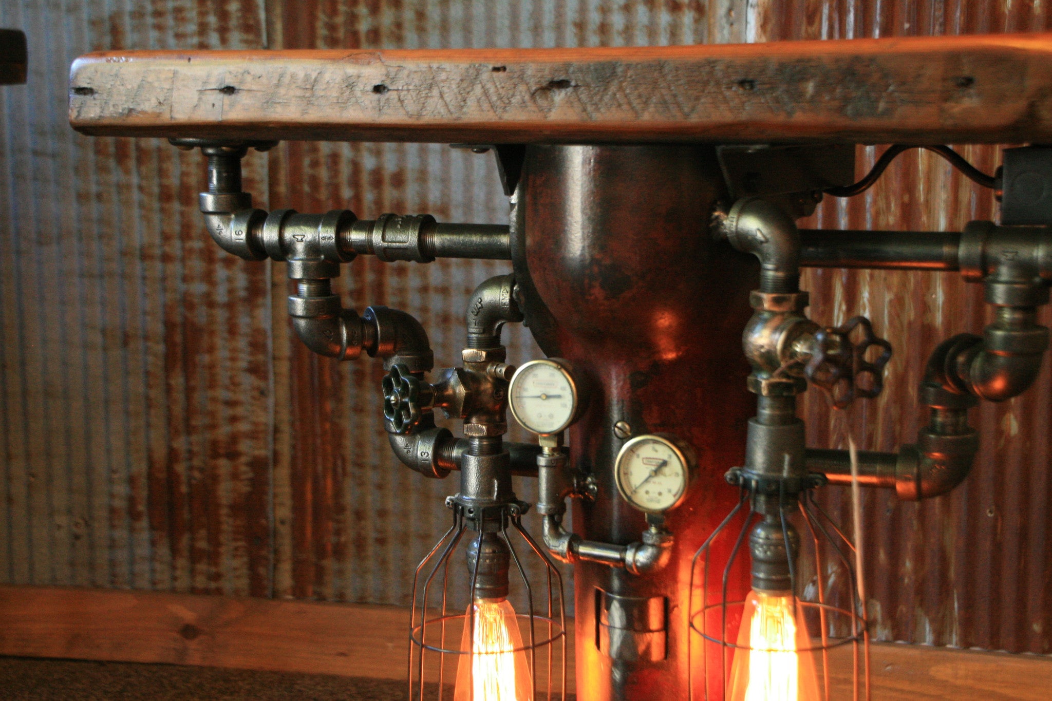 Steampunk Industrial, Table, Stand Vanity, Console #958