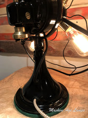 Steampunk Industrial Fan Lamp / GE General Electric / Restored / Art Deco / fan #dc 1760 sold