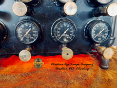 Steam punk 1940’s WWII Submarine Diesel Engine Generator Control Panel Lamp  / Nautical /  #cc63 sold
