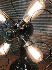 Steampunk Industrial Fan Lamp / Antique Robbins & Myers Fan  / Lamp #1820 sold