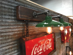Steampunk Industrial Wall Sconce Coke Sign Lamp #2001 sold