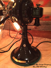 Steampunk Art Deco Antique General Electric Fan Lamp #DC5 - SOLD